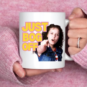 Tracy Beaker Inspired Mug / Bog Off Tracy Beaker Uk Nostalgia Gifts / 90's Nostalgia Gifts / 90's Nostalgia Merch / Kids Childhood Tv Gifts