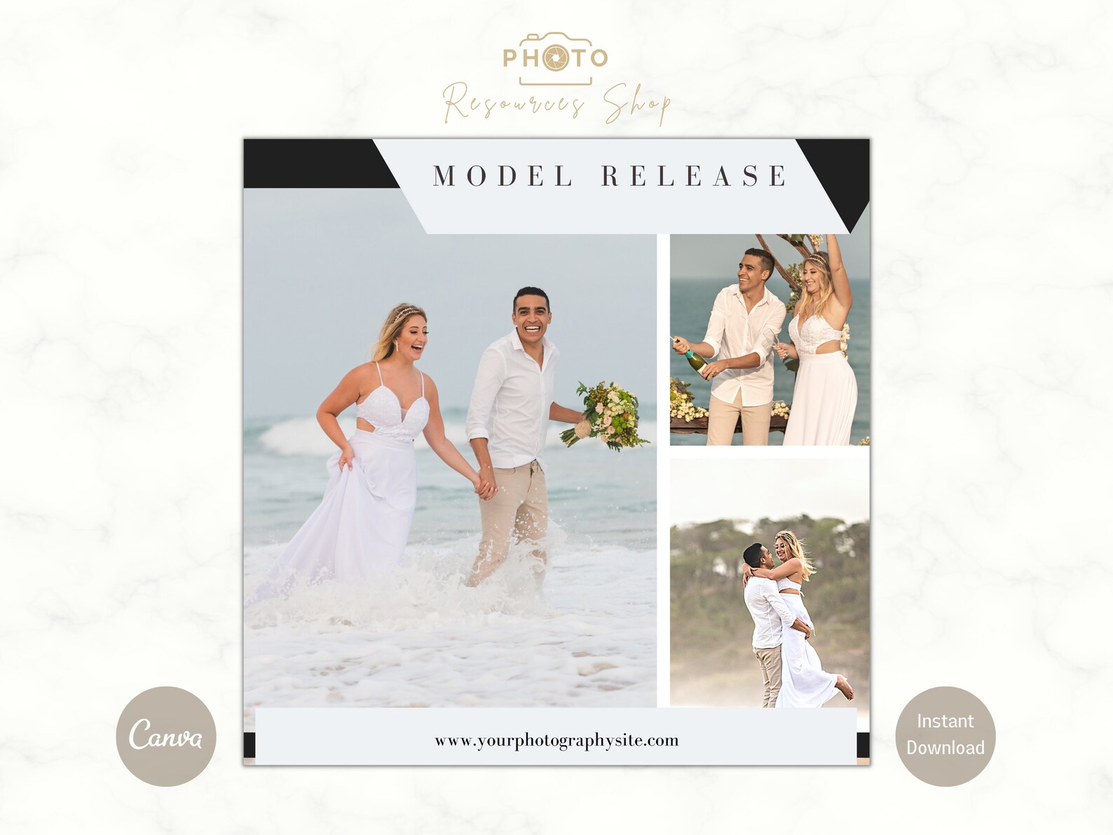 Editable Model Release Form for Photographers, Canva Template - Etsy