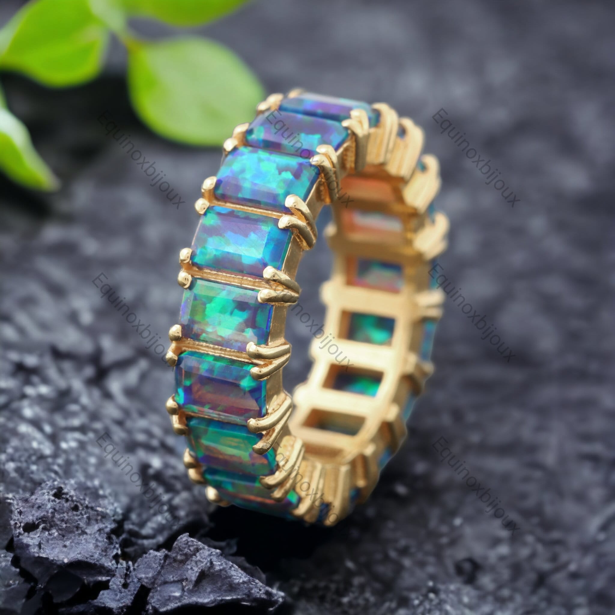 Australian Black Opal Ring - Etsy Singapore Australian Black Opal Ring - Etsy Singapore