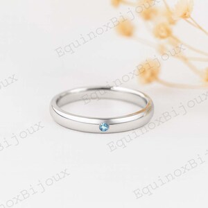 Yuta Inspired Anime Couples Promise Aquamarine Ring Unique Gift For Couple 925 Sterling Silver Ring Free Name Engraving Anime Ring for Women image 10