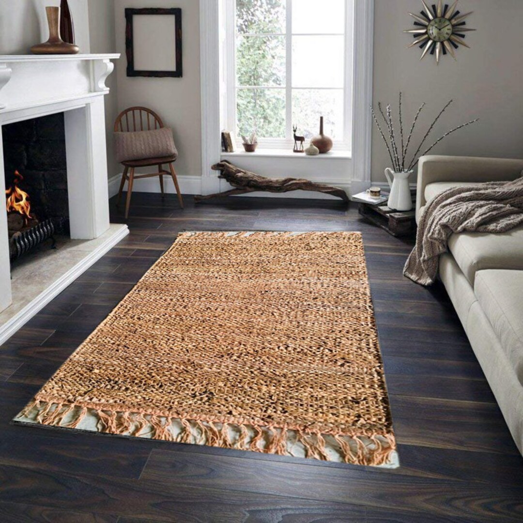 Leather Rugs for Fireplace Custom Size Hearth Fireproof, Bohemian Rug ...