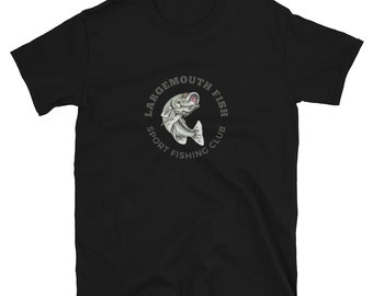 Forellenbarsch Angeln Shirt, Angeln T-shirt Geschenk für Fischer Angeln T-Shirt, Herren Angeln Shirt Angeln Geschenk für Männer, Papa Geschenk