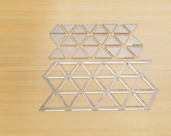Hexagon Pattern Custom Laser-cut Clear Acrylic Router Template, Router ...