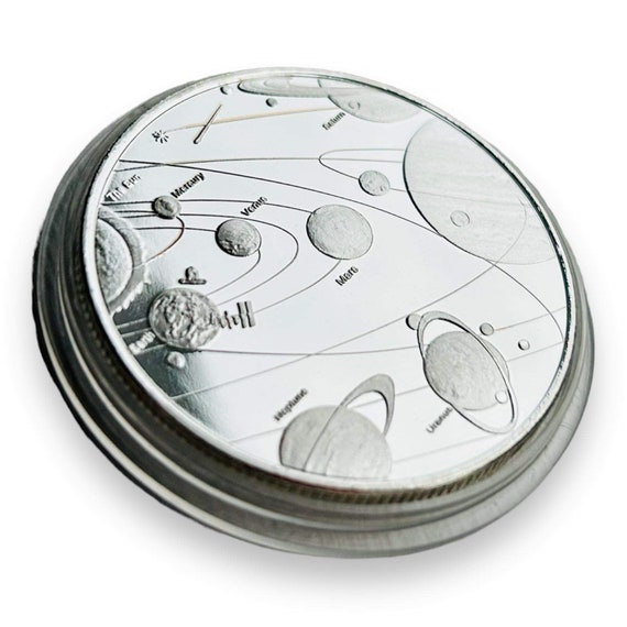 Set De 10 Monedas Conmemorativas Del Sistema Solar – Medallas De Metal Con Los Planetas – Regalo Original Para Aficionados A La Astronomía