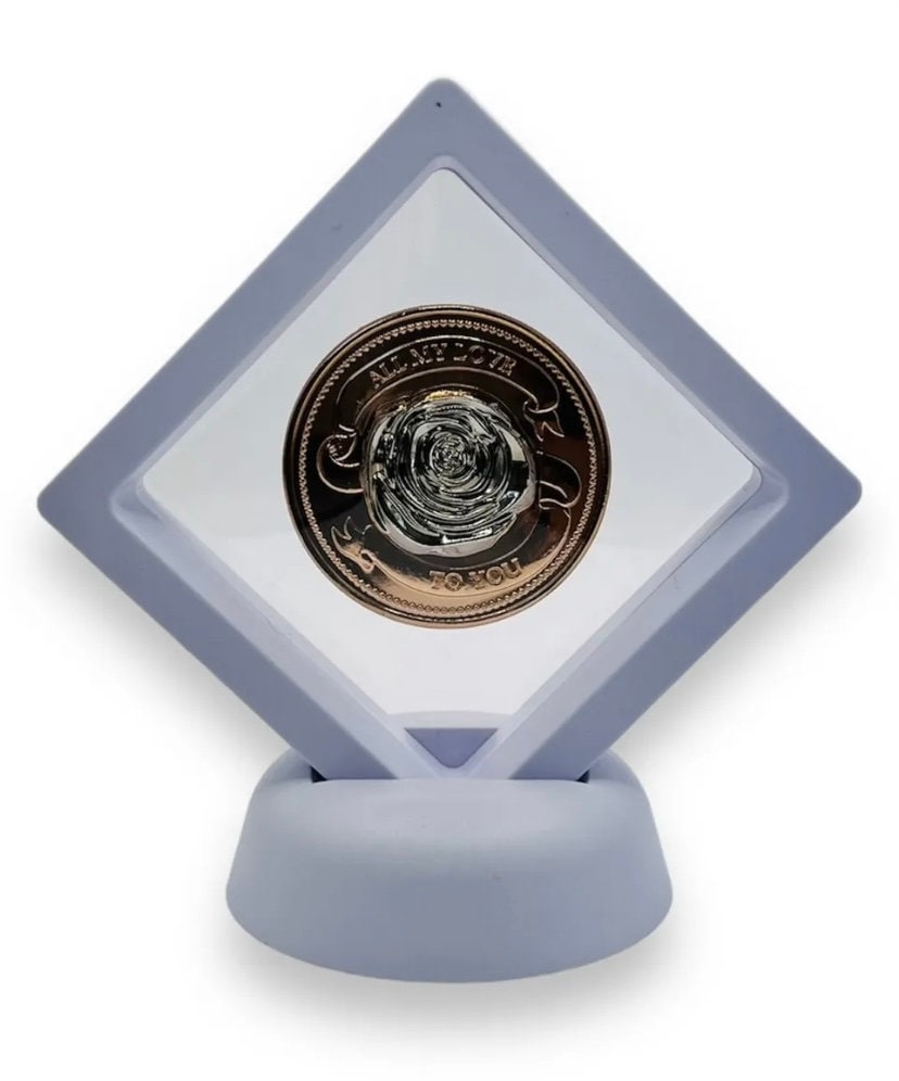 Coin / Jewellery Floating Display Frames - Square or Rectangle - Black ...