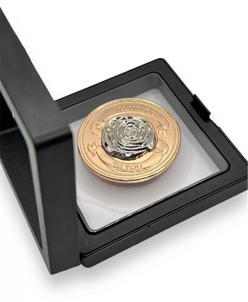 Coin / Jewellery Floating Display Frames - Square or Rectangle - Black ...