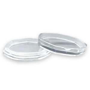 50p Clear Coin Capsules / Cases Brand NEW - Coin / Display