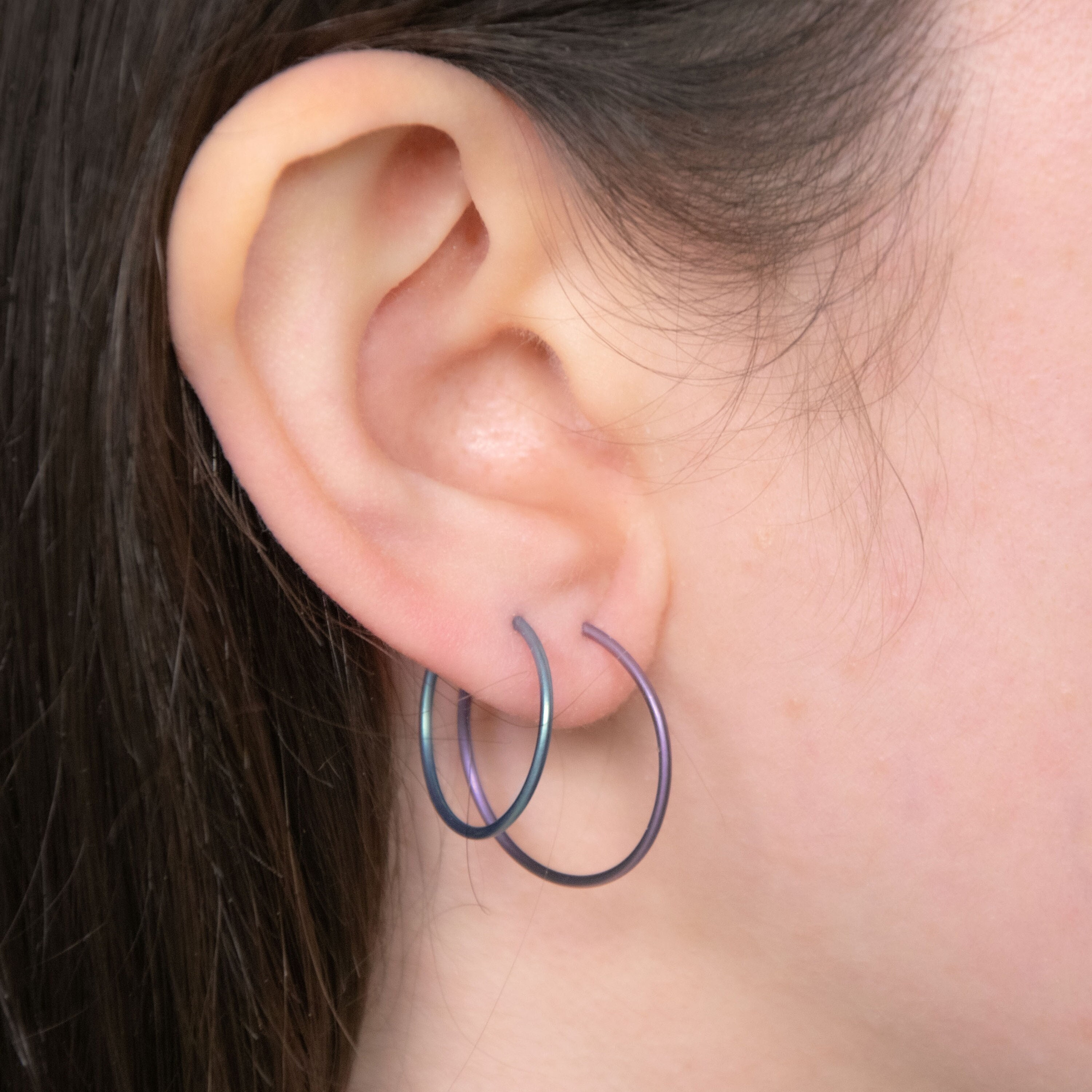 JeweBella G23 Titanium oorbellen voor dames, heren en kinderen, medische oorbellen, hypoallergeen, titanium creolen, oorbellen, helix, kraakbeen, piercing, oor, kleine creolen, 8/10/12/14 mm, Titanium JeweBella G23 Titanium oorbellen voor dames, heren en kinderen, medische oorbellen, hypoallergeen, titanium creolen, oorbellen, helix, kraakbeen, piercing, oor, kleine creolen, 8/10/12/14 mm, Titanium