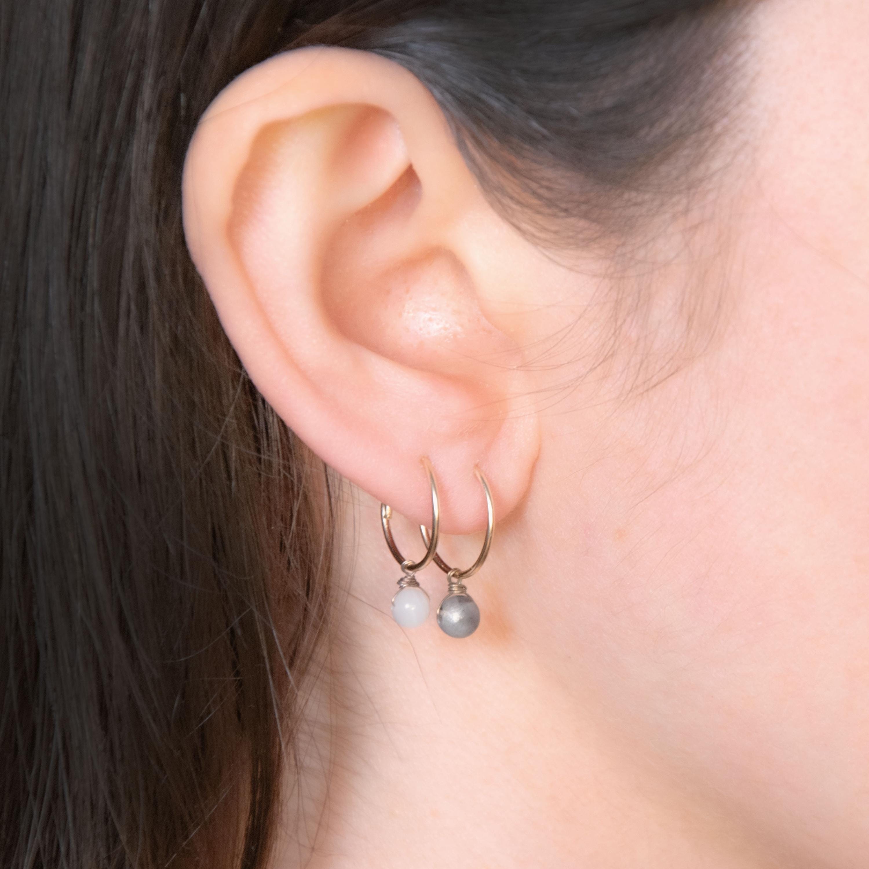 Boucles D'oreilles Créoles évasées 20 Mm Plaqué Or Laminé - Neuf Avec étiquettes, Fermoir Clous, Bijou Femme
