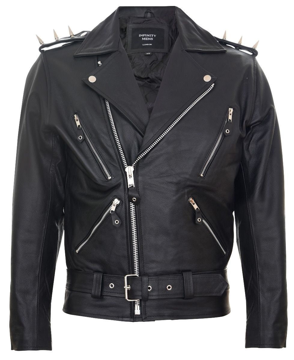 Leather jackets discount with spikes