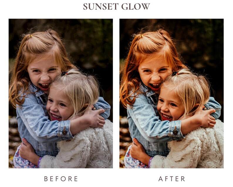 10 SUNSET GLOW Adobe Camera Raw | ACR Presets | Warm Tones | Sunset ...