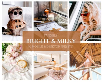 May include: A collage of images featuring a cat wearing sunglasses and a jacket, candles, a woman in a car, a bouquet of pink flowers, a cup of coffee, a living room interior, and a woman standing under a thatched roof.