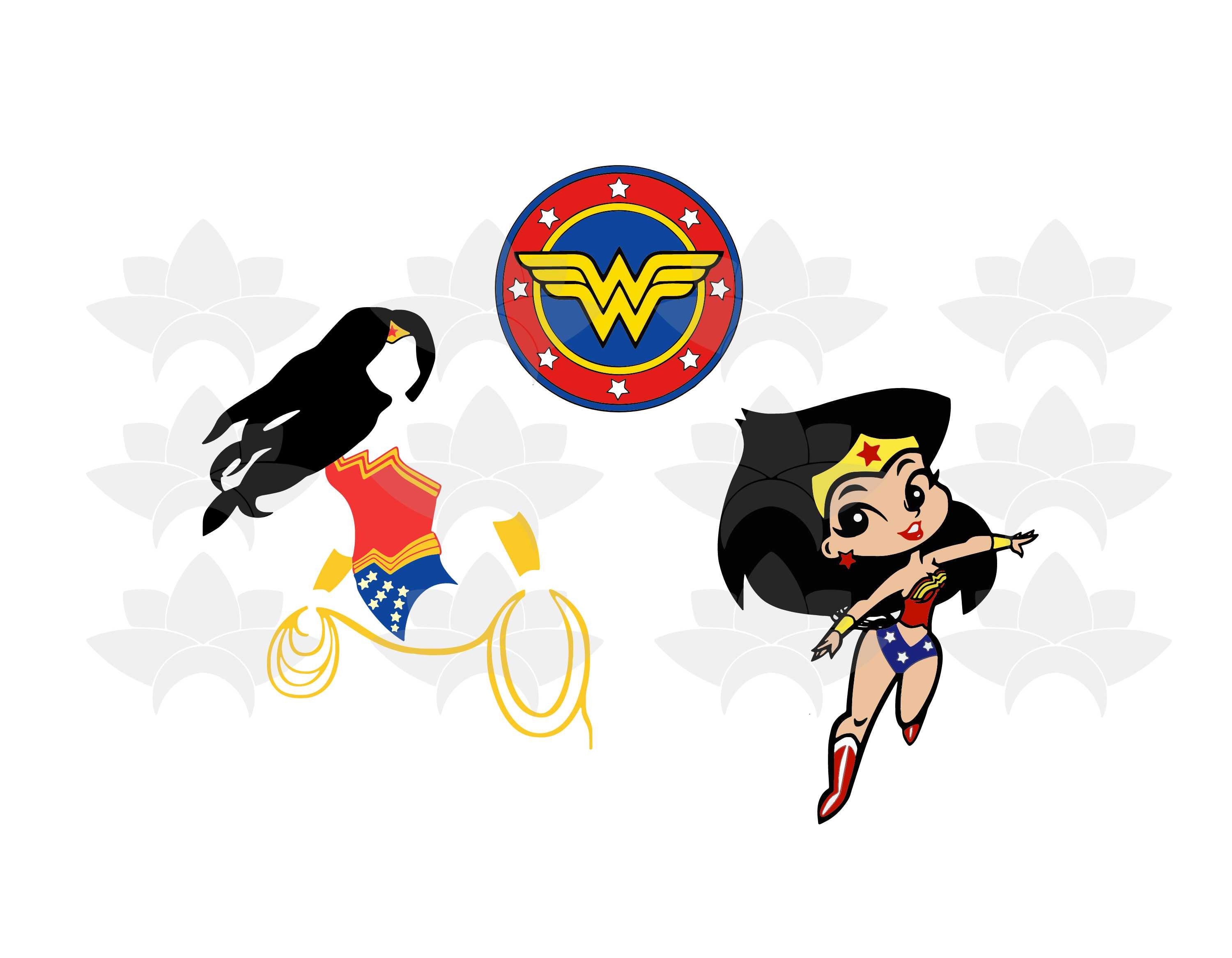 Wonder Woman SVG PNG Bundle - Etsy