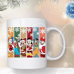 Mickey and Friends Winter Christmas Mug
