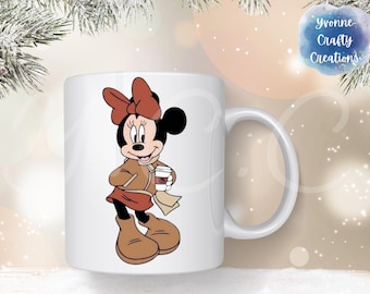 Taza de invierno de Minnie Mouse
