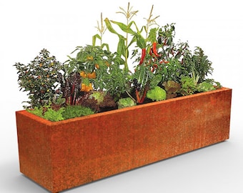 RUSTIC RECTANGULAR PLANTER