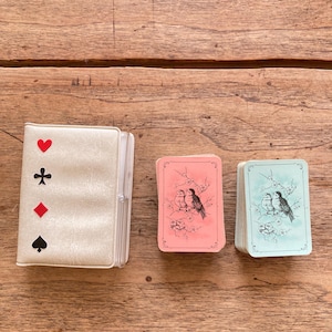 ancien jeu de cartes patience vintage