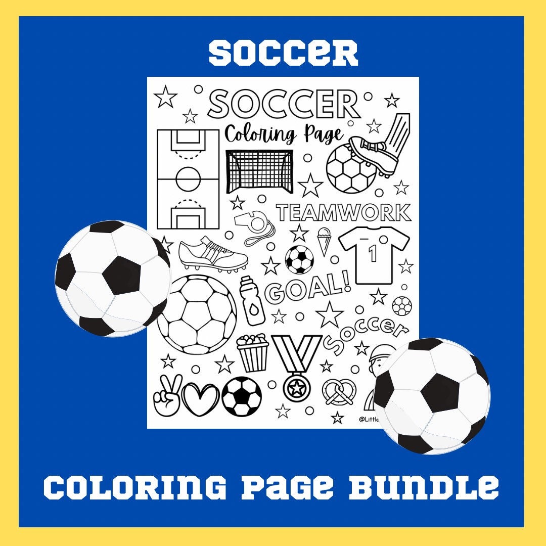 Sports Coloring Sheets Bundle Sports Activity Sheets Coloring