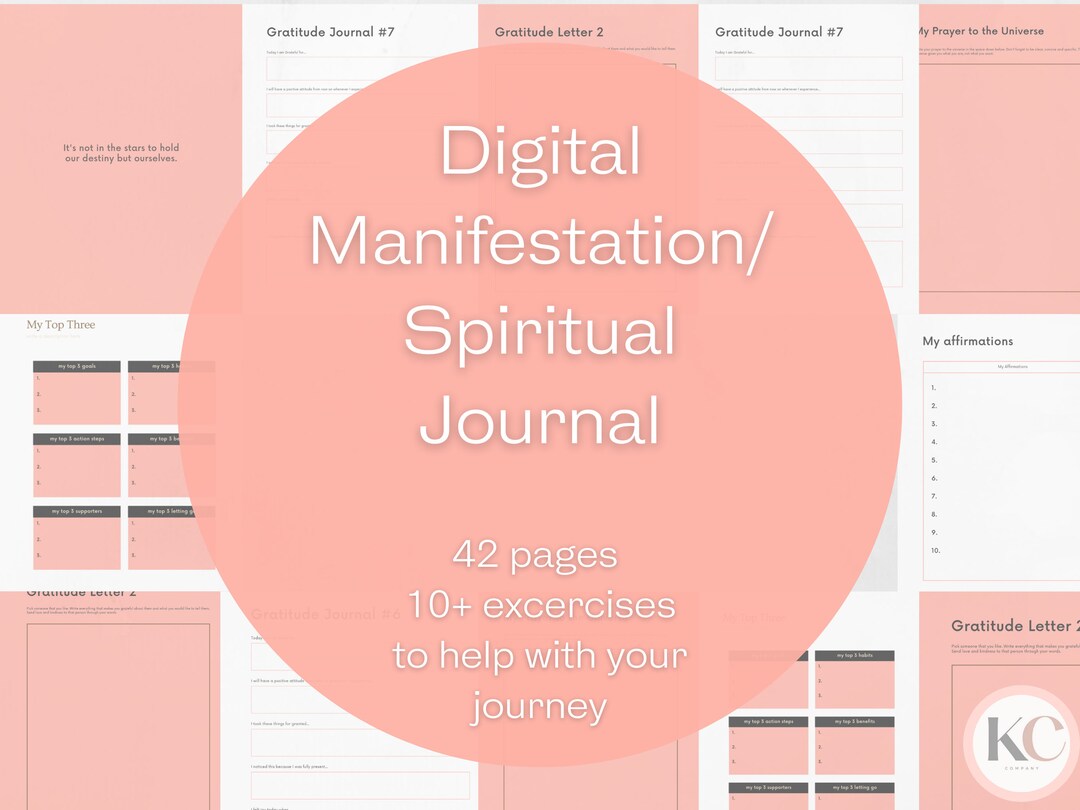 2023 Digital Manifestation/spiritual Journal, Manifest Planner