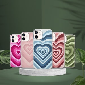 Love hearts  Phone Case Aesthetic Cover for iPhone 14 13 12 Pro 11 XR 8 Samsung S23 S22 A73 A53 A13 A14 S21 Fe S20 Pixel 7 6A A2