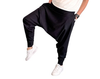 UNISEX HAREM PANTS handmade by bok&pa | the comfy pant - Black