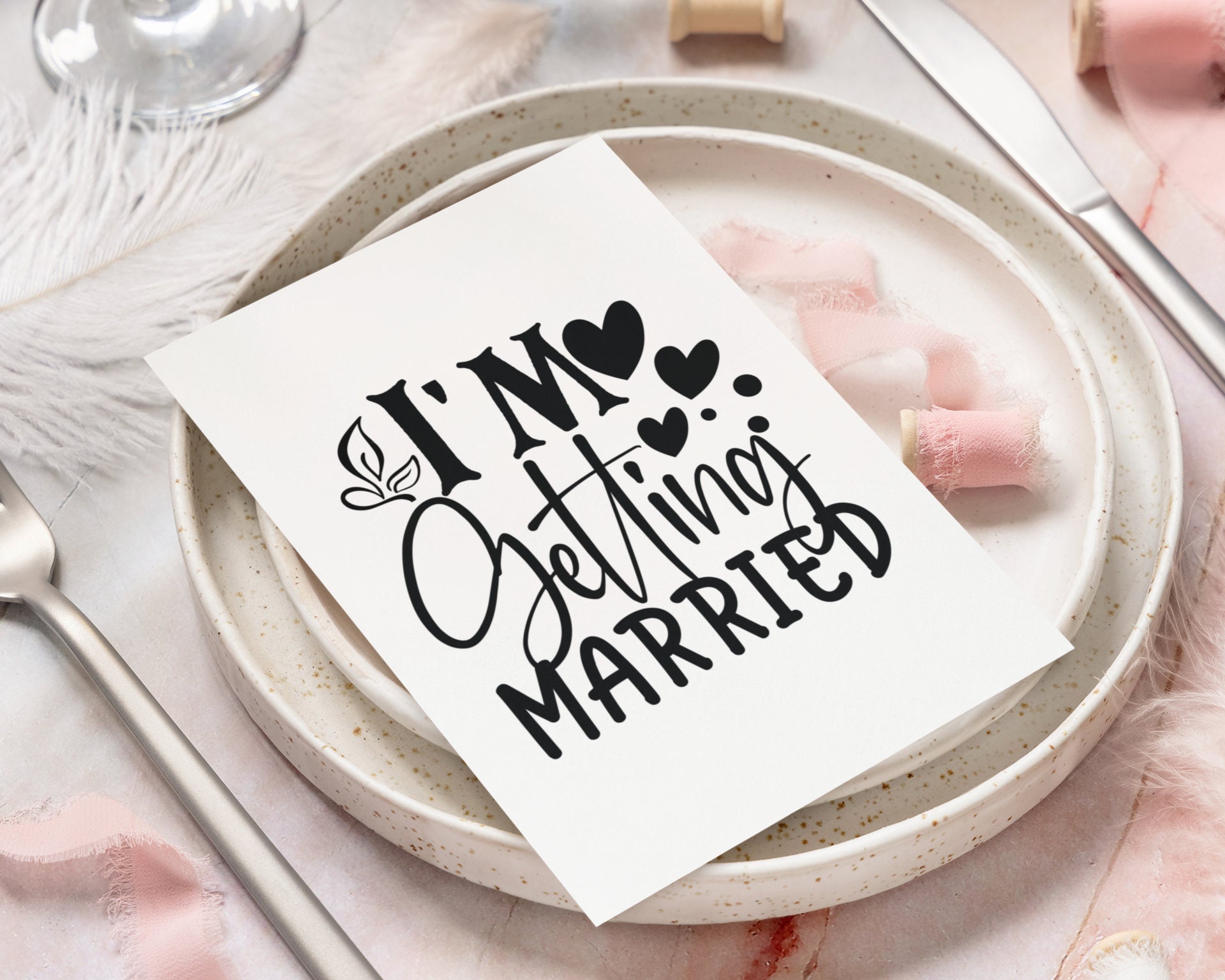 I'm Getting Married SVG & PNG Set - Etsy
