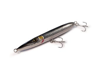 Handmade Floating Fishing Lure: Mullet Bait for Barracuda