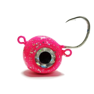 ピンクUVカラー デビルマン ハンドメイド ゾカボール ジグヘッド KZルアー ディープトローリング ライブベイト フィッシング 65gr - 140gr