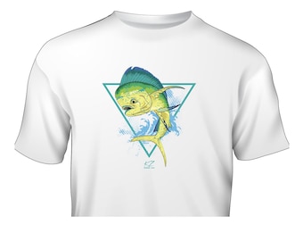 Mahi Mahi T-Shirt: Gildan Short Sleeve Fishing Apparel
