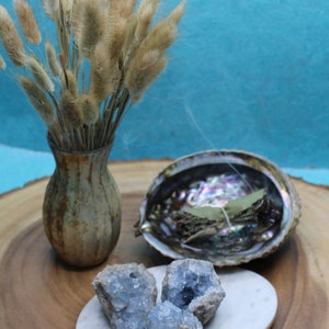 COELESTIN Aqua Aura Celestite Gemstone Healing Stone Blue Stone