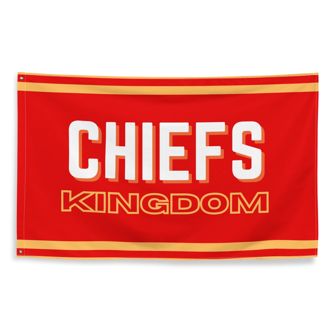 KC Chiefs Kingdom Flag Etsy