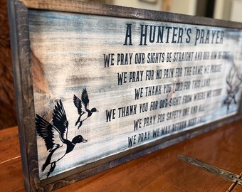 Stampa Su Tela 'A Hunter's Prayer' - Quadro Vintage Per Parete, Decorazione Da Interno Per Casa, Cucina, Caffè - Pronto Da Appendere