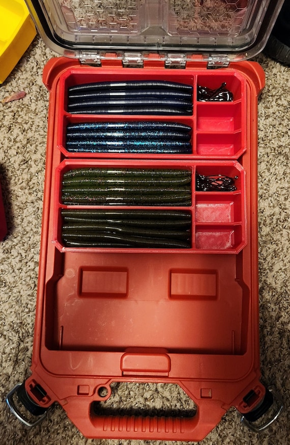 Custom Packout Bins for Milwaukee Slim Organizer half size