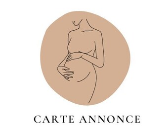 Cartes annonce grossesse