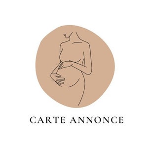 Cartes annonce grossesse