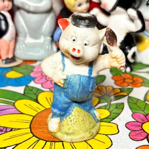 Three Little Pigs Figurines - Etsy