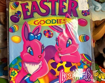 Lisa Frank NOS Easter Goodies Basket Filler Stationary