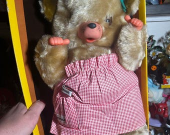 Oso de peluche Peposa vintage de los años 70 (NOS)