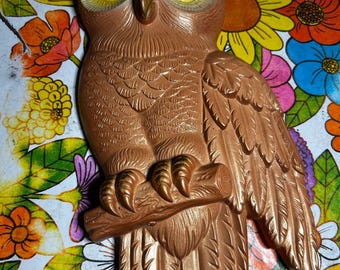 Vajilla vintage Miller Studio Owl Chalkware (faltan perchas)