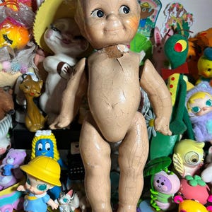 Vintage Composite Kewpie Jointed Doll