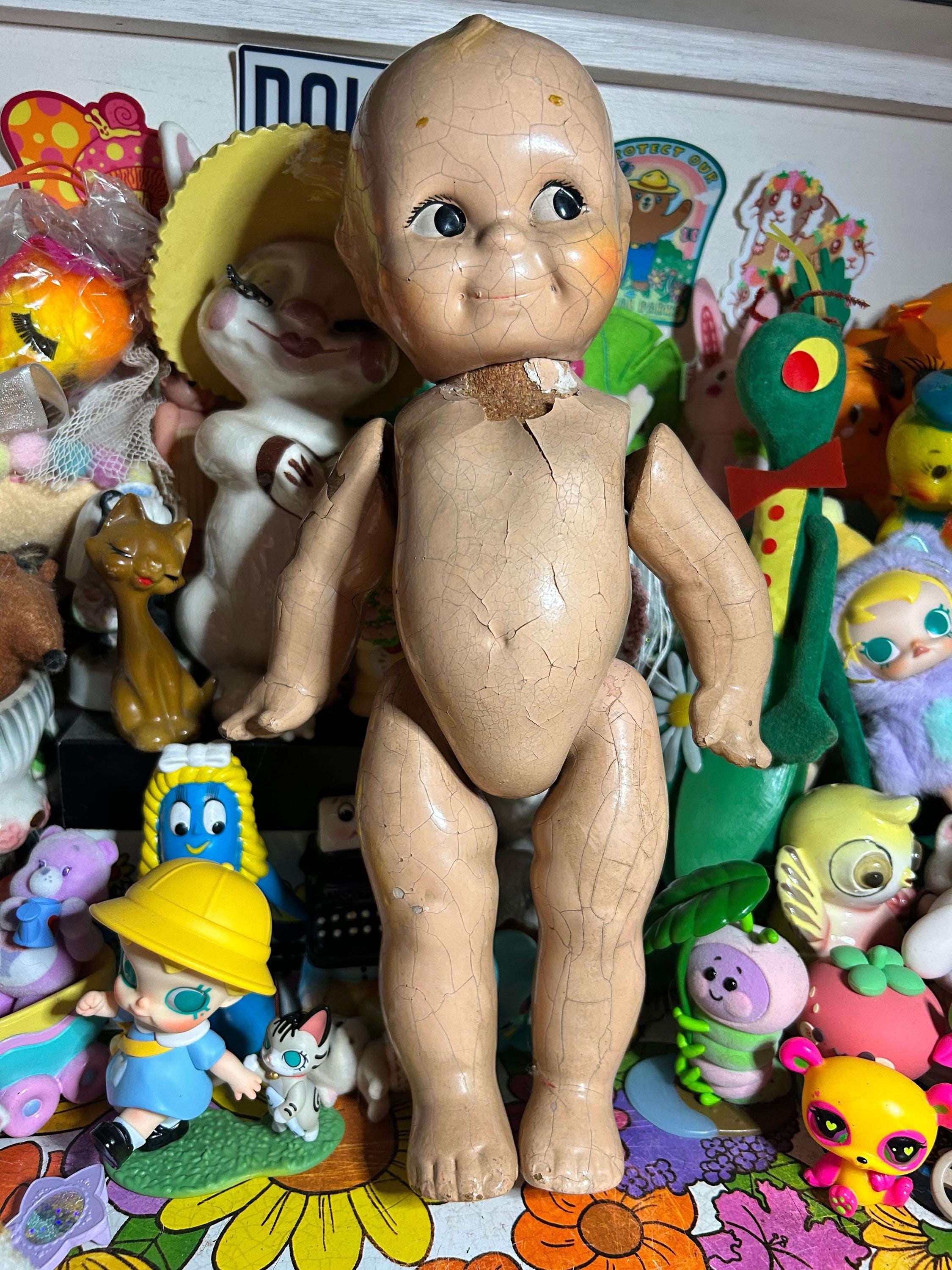 Black bisque vintage baby doll - Etsy 日本