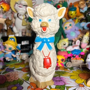 Vintage Avon Lamb Squeak Toy