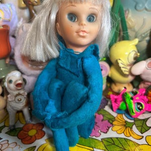 Vintage Kamar Blue Kneehugger Doll