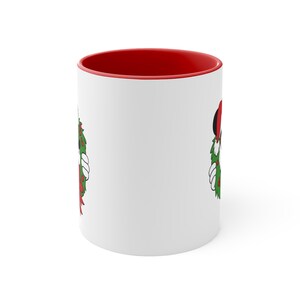 unieke Mickey Mouse Christmas - Accent koffiemok, 11oz, het ideale cadeau voor iedereen. Man, vrouw, volwassenen en kinderen afbeelding 2
