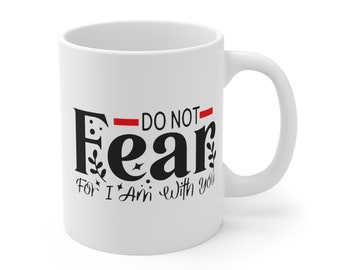 Christelijke mok, religieuze mok, schriftmok, 11oz witte mok met een dagelijkse bevestiging