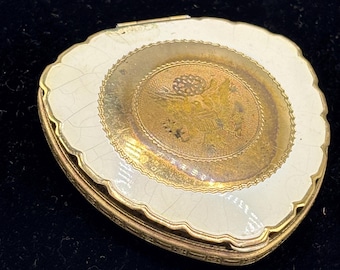 Vintage gold tone Max Factor Compact with mirror
