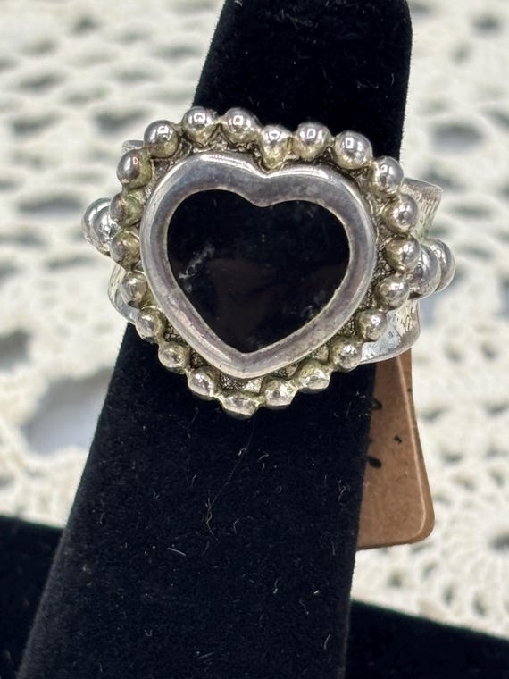 Sterling Brighton Heart ring - image 4