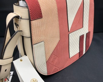 Tory Burch Patchwork Saddle Bag