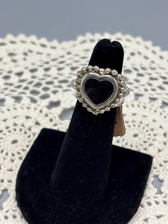 Sterling Brighton Heart ring - image 1