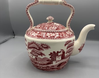 Spode Pink Tower 4 Piece Place Setting Made in England Six